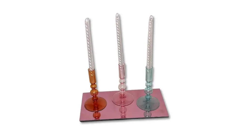 Candelabros de Cristal X3